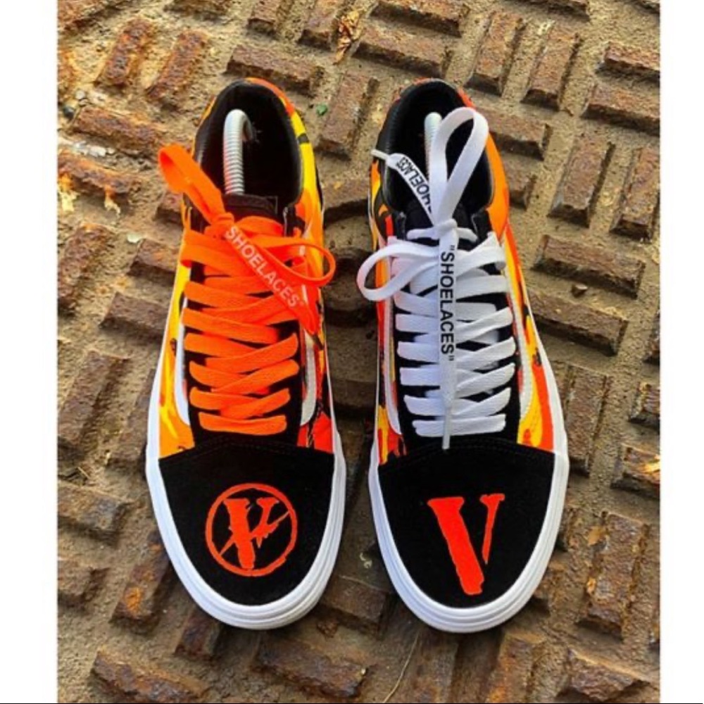 Customized Vlone vans Brand new